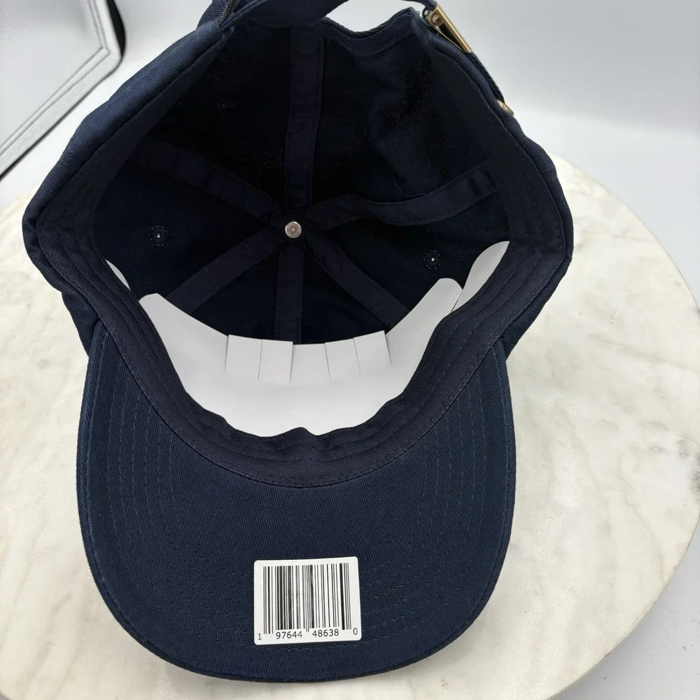 New Alabaster Embroidered Hat adjustable slide-back‎ Navy Blue